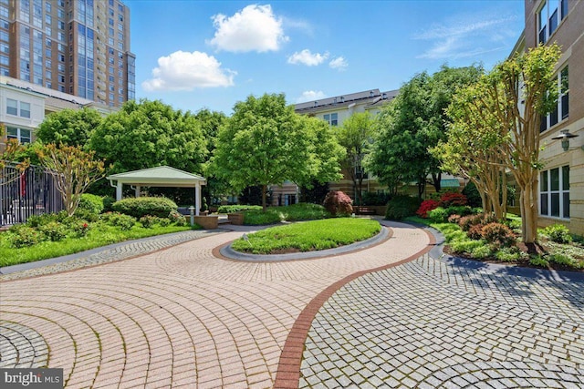 12000 Market St Unit 189, Reston, VA 20190 - view of community featuring fence and a gazebo