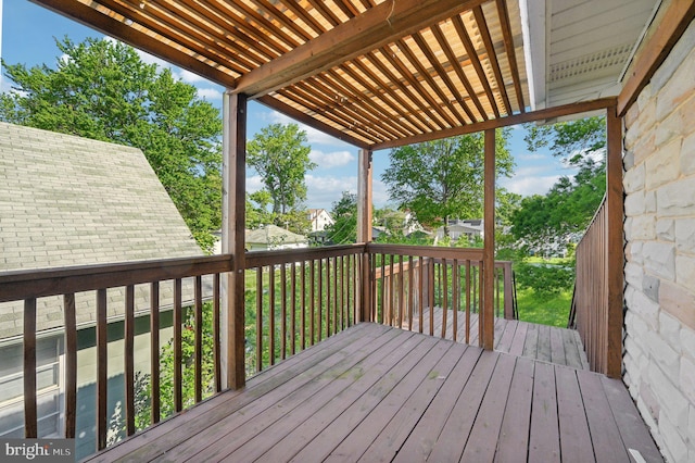 view of deck