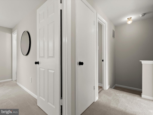 2607 Nisqually Ct, Silver Spring, MD 20906 - corridor featuring visible vents, light colored carpet, and baseboards