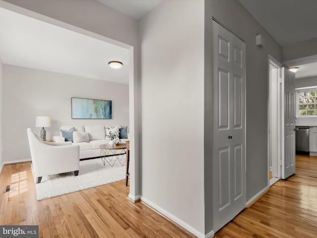 2607 Nisqually Ct, Silver Spring, MD 20906 - hall featuring baseboards and wood finished floors