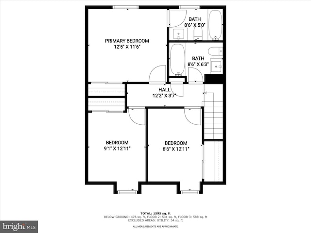 2607 Nisqually Ct, Silver Spring, MD 20906 - floor plan