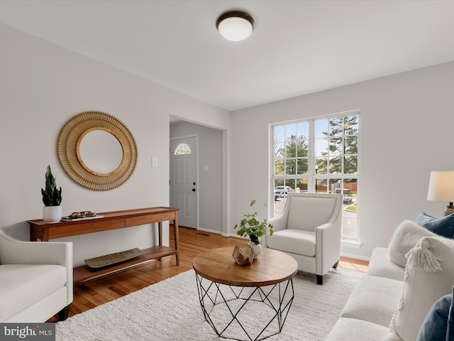2607 Nisqually Ct, Silver Spring, MD 20906 - living area with light wood-style floors and baseboards