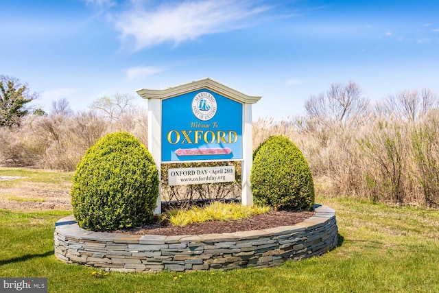 213 S Morris St, Oxford, MD 21654 - view of community sign