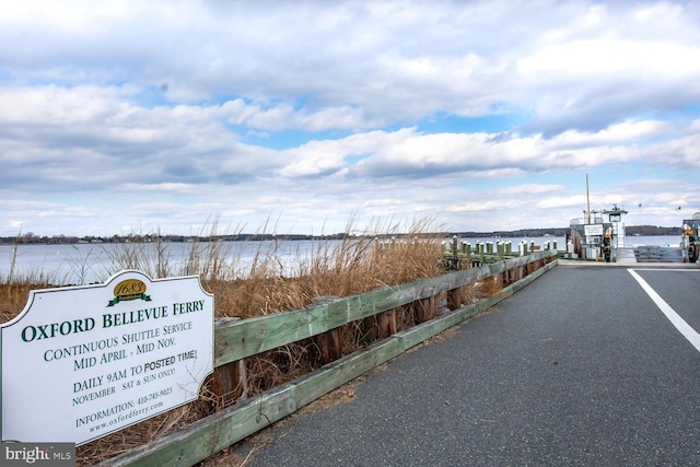 213 S Morris St, Oxford, MD 21654 - exterior space featuring a water view