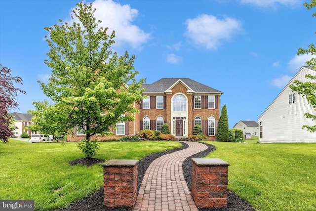 430 Timbermill Run, Emmitsburg, MD 21727 - colonial home with brick siding and a front lawn