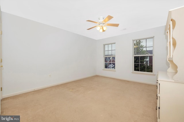 430 Timbermill Run, Emmitsburg, MD 21727 - spare room featuring light carpet, a ceiling fan, and baseboards