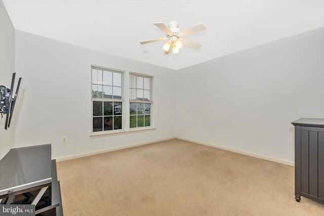 430 Timbermill Run, Emmitsburg, MD 21727 - spare room featuring light colored carpet, a ceiling fan, and baseboards