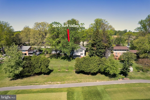 2609 Turf Valley Rd, Ellicott City, MD 21042 - birds eye view of property