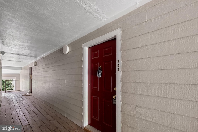 view of exterior entry