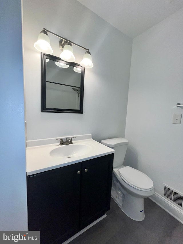 4658 Winterberry Ln, Oxon Hill, MD 20745 - bathroom with toilet and vanity