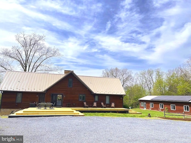189 Oak Haven Ln, New Market, VA 22844 - back of property featuring a yard and a deck