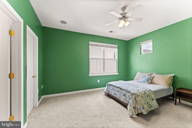 17435 Lethridge Cir, Round Hill, VA 20141 - bedroom featuring carpet flooring, baseboards, and a ceiling fan