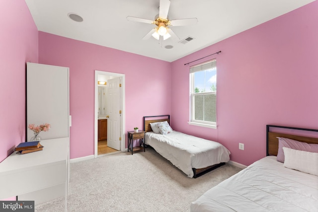 17435 Lethridge Cir, Round Hill, VA 20141 - bedroom featuring carpet floors, baseboards, and ceiling fan