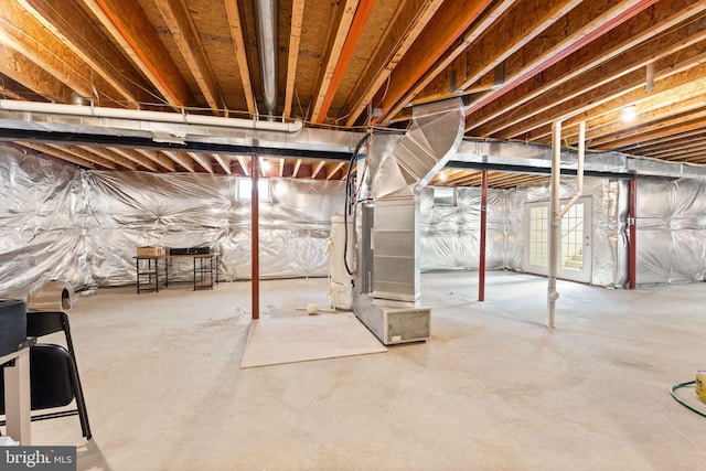 17435 Lethridge Cir, Round Hill, VA 20141 - basement featuring heating unit