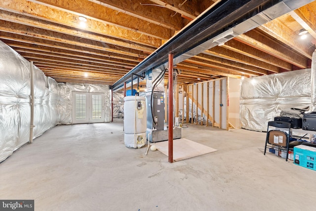 17435 Lethridge Cir, Round Hill, VA 20141 - basement featuring water heater and heating unit