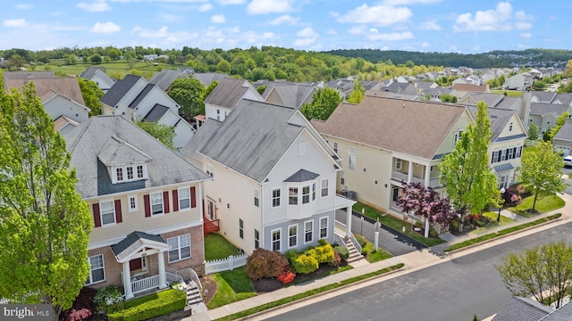 17435 Lethridge Cir, Round Hill, VA 20141 - aerial perspective of suburban area