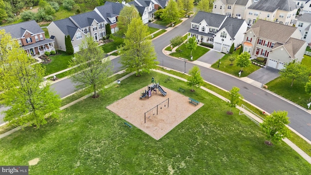 17435 Lethridge Cir, Round Hill, VA 20141 - aerial perspective of suburban area