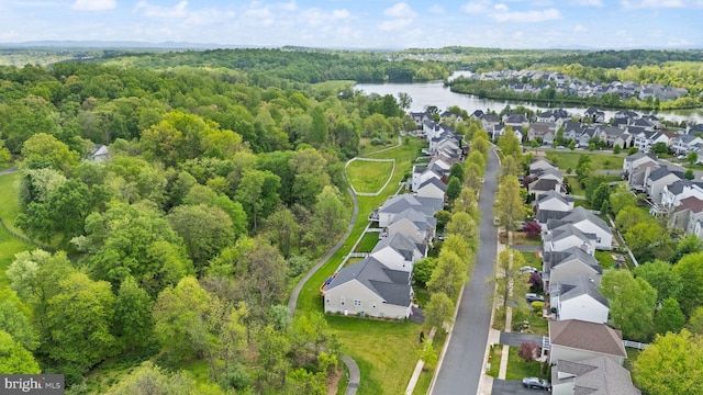 17435 Lethridge Cir, Round Hill, VA 20141 - view of property location featuring a nearby body of water, nearby suburban area, and a heavily wooded area