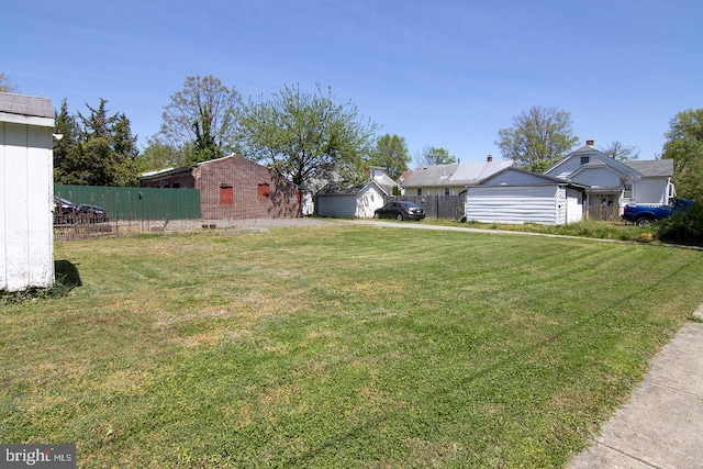 330 E Broadway, Salem, NJ 08079 - view of yard with fence, a storage unit, and an outdoor structure