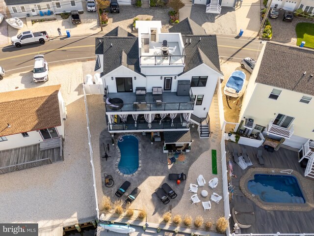 1181 Jennifer Ln, Manahawkin, NJ 08050 - bird's eye view