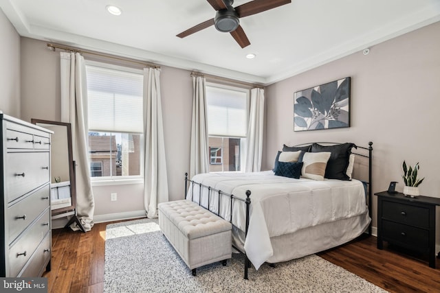 1029 Earl St, Philadelphia, PA 19125 - bedroom featuring wood finished floors, recessed lighting, and a ceiling fan