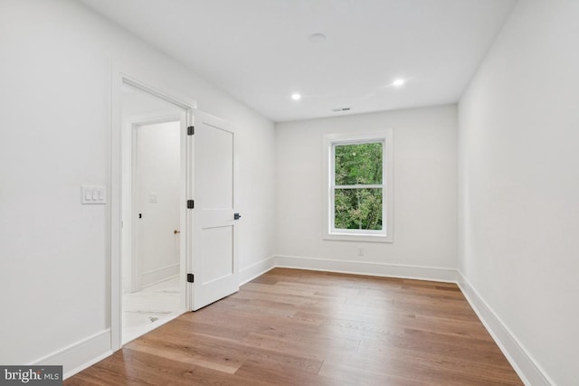 38 Birchall Dr, Haddonfield, NJ 08033 - spare room with wood finished floors and recessed lighting