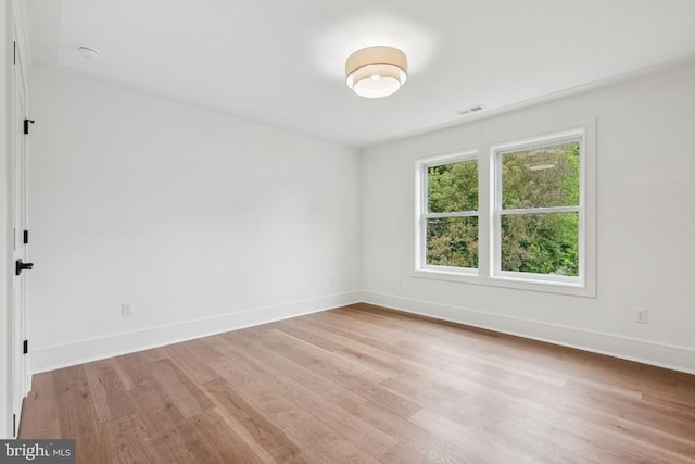 38 Birchall Dr, Haddonfield, NJ 08033 - empty room with light wood-type flooring and a smoke detector