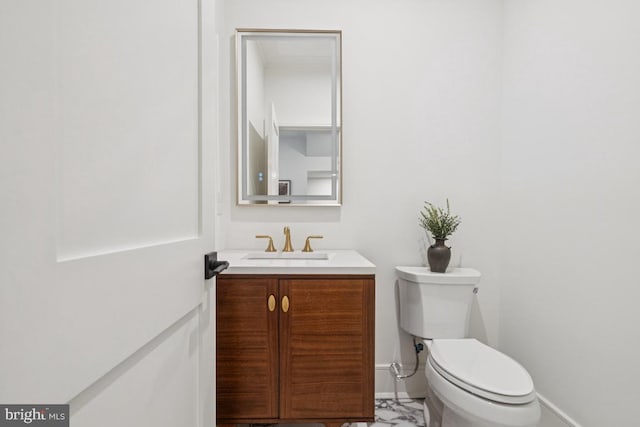 38 Birchall Dr, Haddonfield, NJ 08033 - half bathroom with toilet and vanity