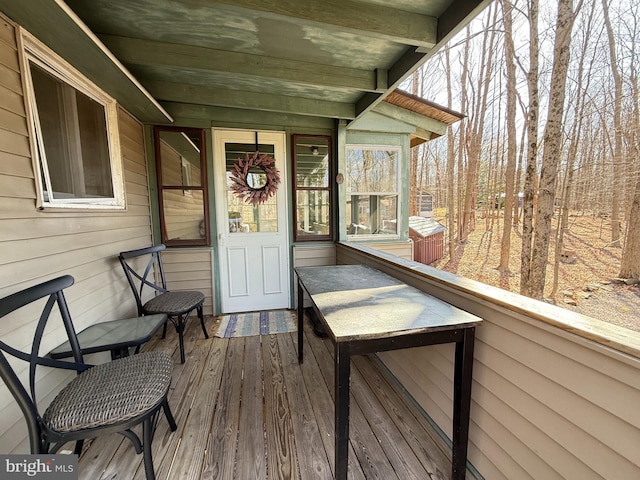 437 Orono Dr, Pocono Lake, PA 18347 - view of wooden deck