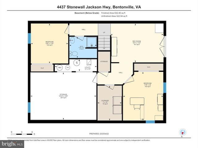4437 Stonewall Jackson Hwy, Bentonville, VA 22610 - plan