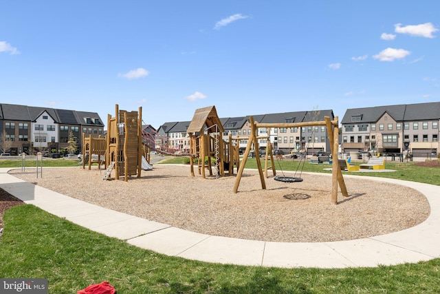 7828 Yona Ct, Glen Burnie, MD 21060 - community jungle gym with a residential view