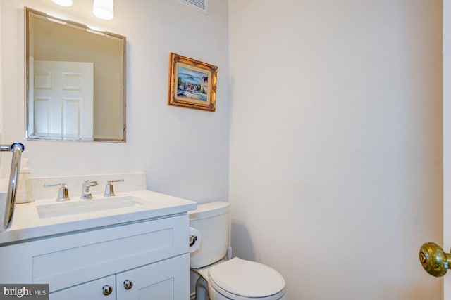 3275 Sutton Pl NW Unit C, Washington, DC 20016 - bathroom featuring toilet, visible vents, and vanity