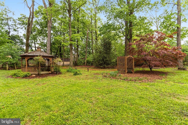 4985 Tall Oaks Dr, Monrovia, MD 21770 - view of yard featuring a gazebo