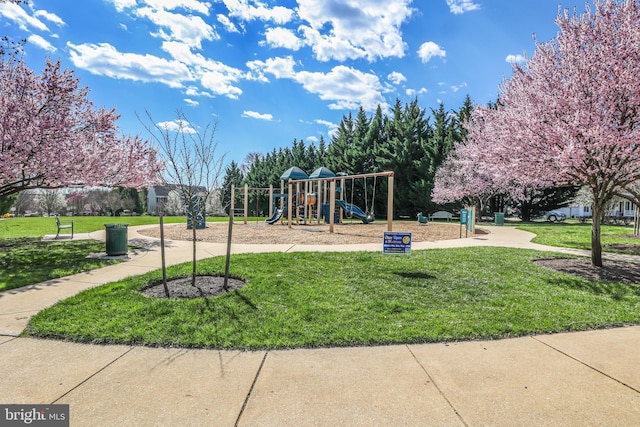 8507 Young Rivers Ct Unit 22, Laurel, MD 20723 - community play area with a lawn