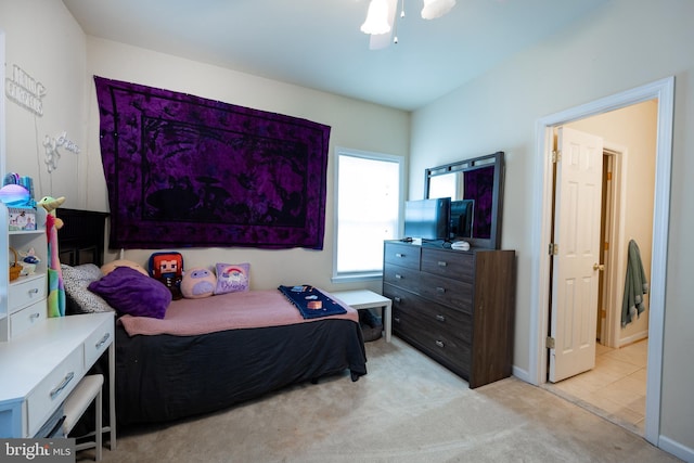 350 Rotterham Dr, Hedgesville, WV 25427 - carpeted bedroom with a ceiling fan