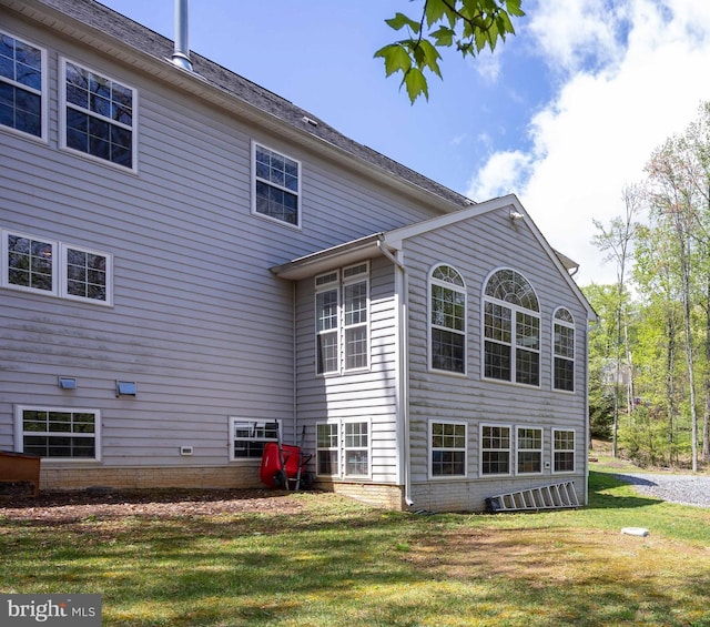 350 Rotterham Dr, Hedgesville, WV 25427 - view of property exterior with a yard