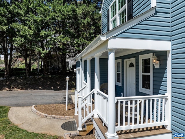 276 Rustling Oaks Way, Ruckersville, VA 22968 - view of exterior entry with covered porch