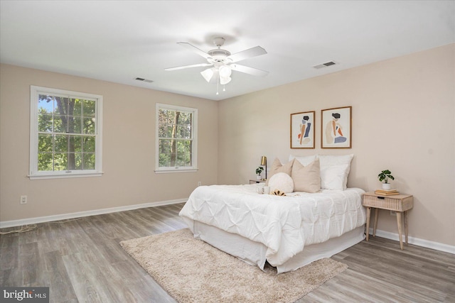 4 Brian Daniel Ct, Reisterstown, MD 21136 - bedroom featuring wood finished floors and ceiling fan
