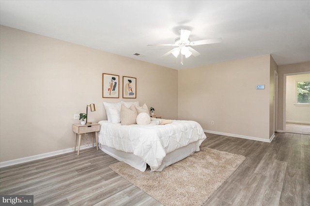 4 Brian Daniel Ct, Reisterstown, MD 21136 - bedroom with wood finished floors and ceiling fan