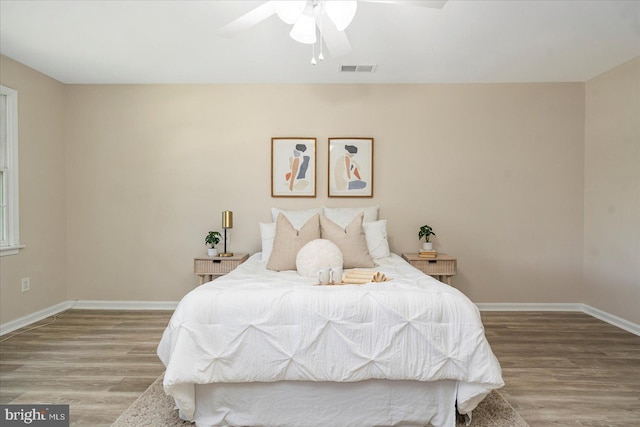 4 Brian Daniel Ct, Reisterstown, MD 21136 - bedroom featuring wood finished floors and a ceiling fan
