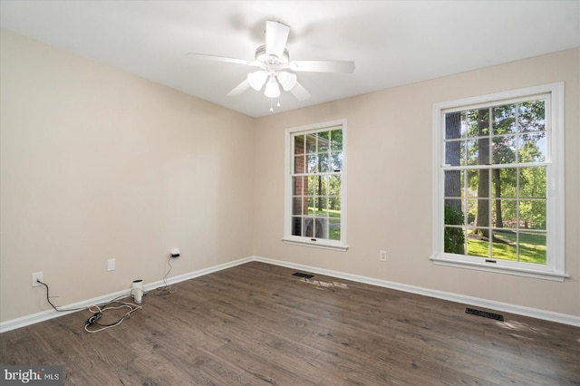 4 Brian Daniel Ct, Reisterstown, MD 21136 - empty room with a ceiling fan and wood finished floors