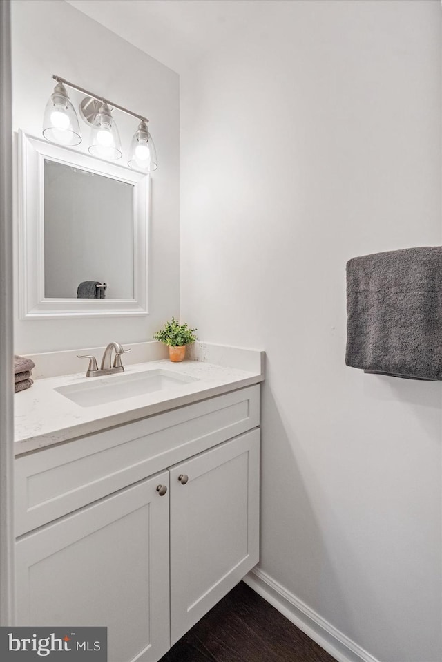 4 Brian Daniel Ct, Reisterstown, MD 21136 - bathroom featuring vanity and baseboards
