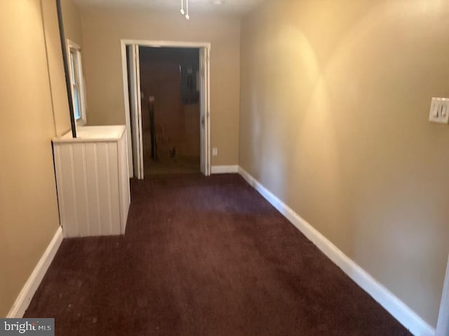 22 Trebing Ct, Willingboro, NJ 08046 - hall featuring baseboards and dark colored carpet