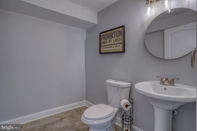 11520 Maull Rd Unit S-183, Lewes, DE 19958 - half bath with baseboards and toilet