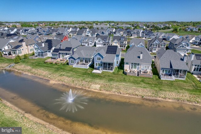 11520 Maull Rd Unit S-183, Lewes, DE 19958 - bird's eye view featuring a water view and a residential view