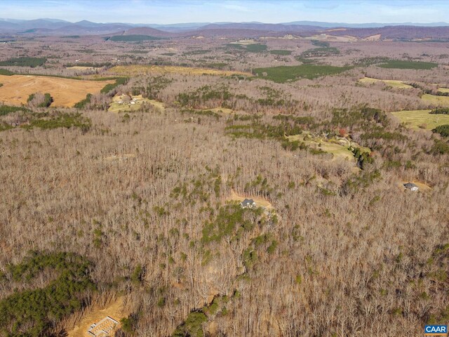 3185 Polecat Creek Ln, Scottsville, VA 24590 - bird's eye view with a mountain view