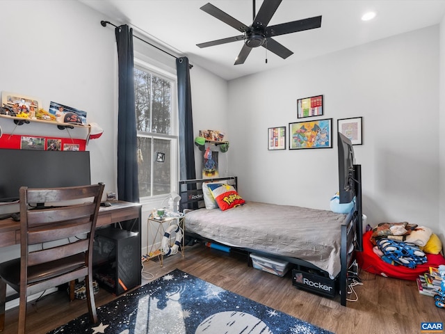 3185 Polecat Creek Ln, Scottsville, VA 24590 - bedroom with wood finished floors and recessed lighting