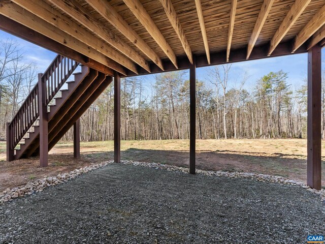 3185 Polecat Creek Ln, Scottsville, VA 24590 - view of patio with stairs