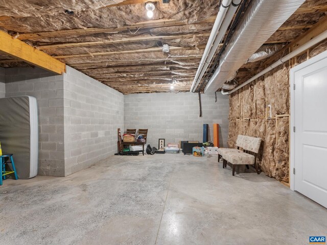 3185 Polecat Creek Ln, Scottsville, VA 24590 - view of unfinished below grade area