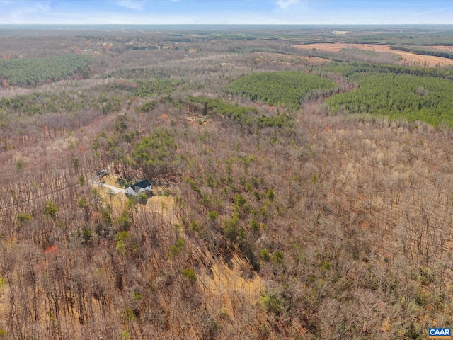3185 Polecat Creek Ln, Scottsville, VA 24590 - birds eye view of property featuring a view of trees